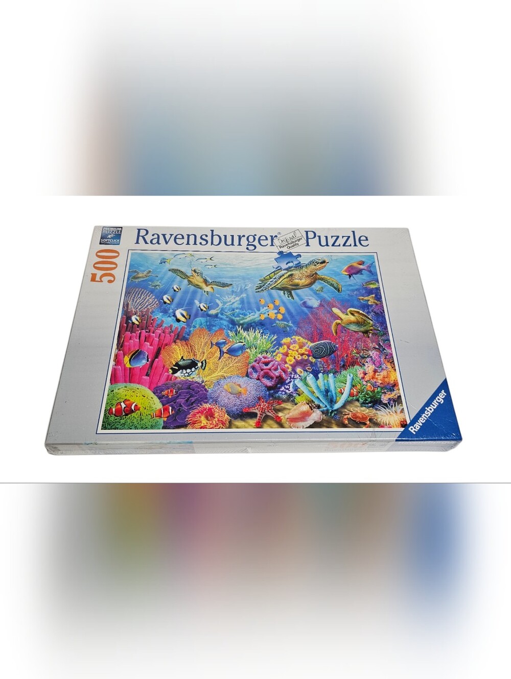 Ravensburger Tropical Waters 500 Piece Jigsaw Puzzle New Sealed Sea Turtles Reef